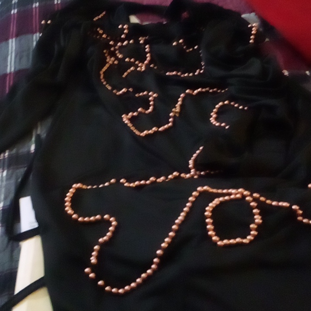 Black and brown mini dress
